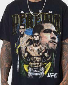 Goat Crew X UFC Alex Pereira Vintage T-Shirt Black Wash sold by Culture Kings