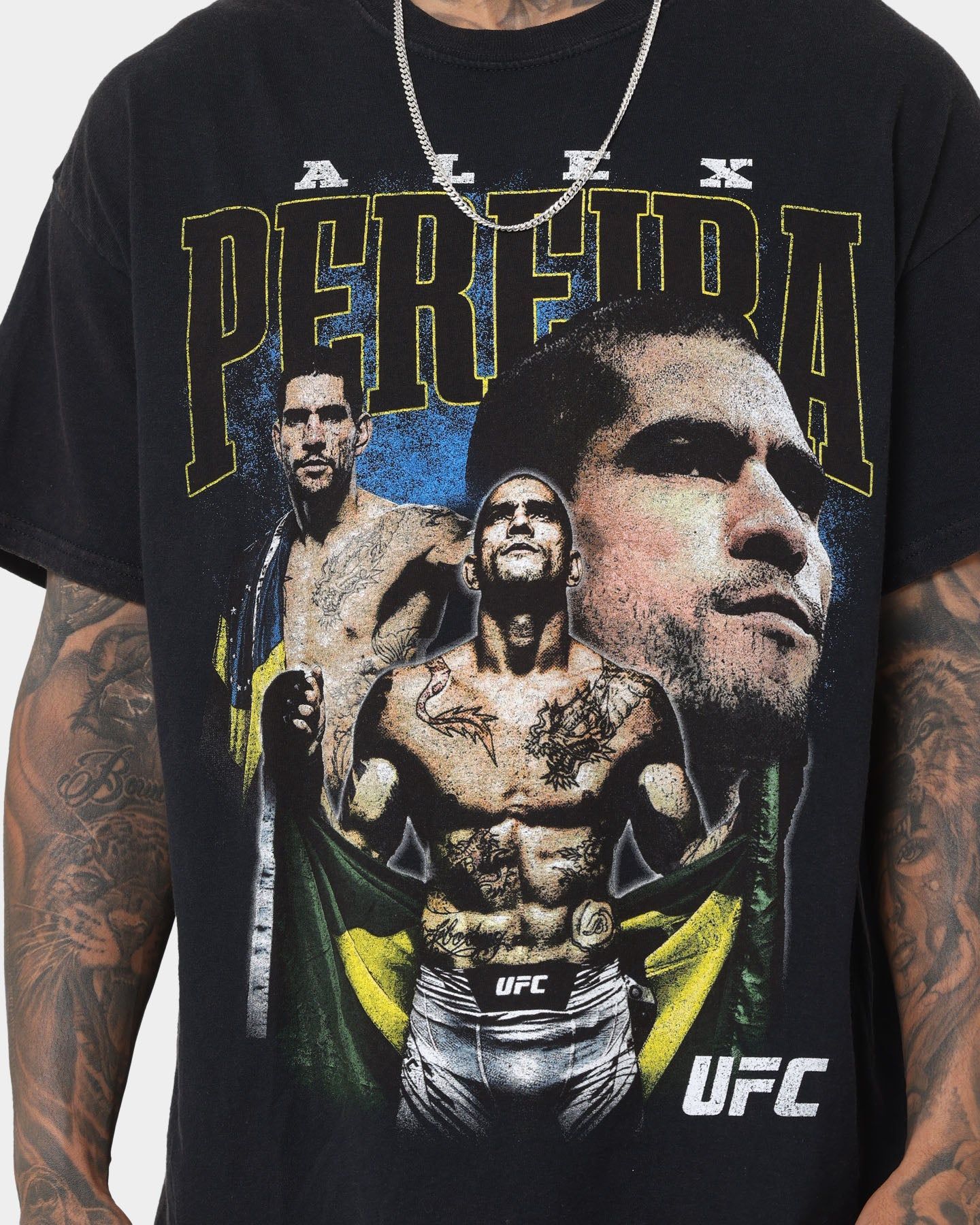 Goat Crew X UFC Alex Pereira Vintage T-Shirt Black Wash sold by Culture Kings product image thumbnail 3
