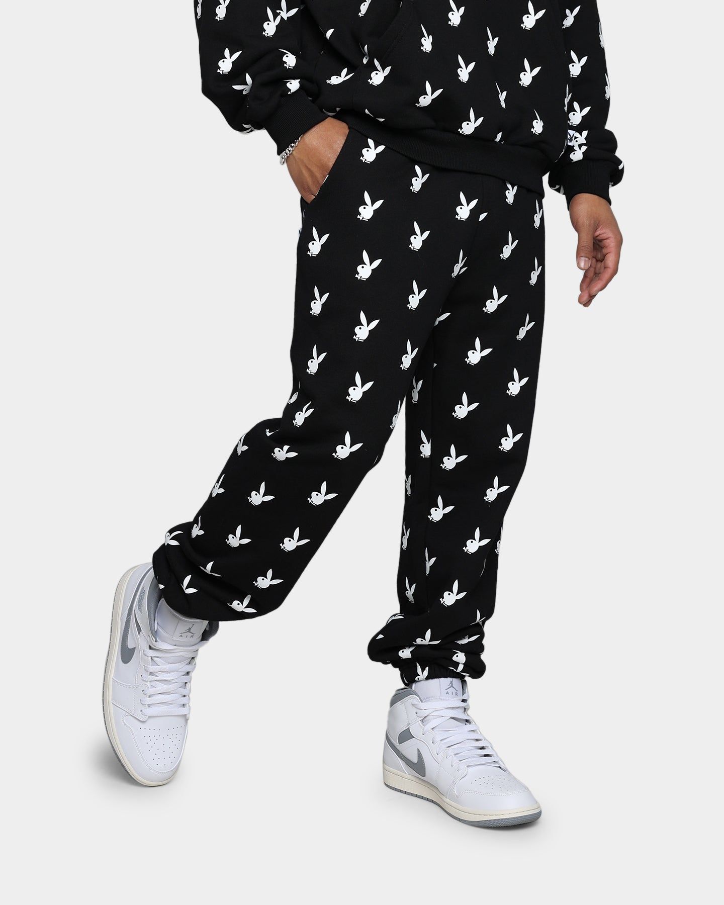Playboy By CK Players Trackpants Black/White sold by Culture Kings product image thumbnail 4