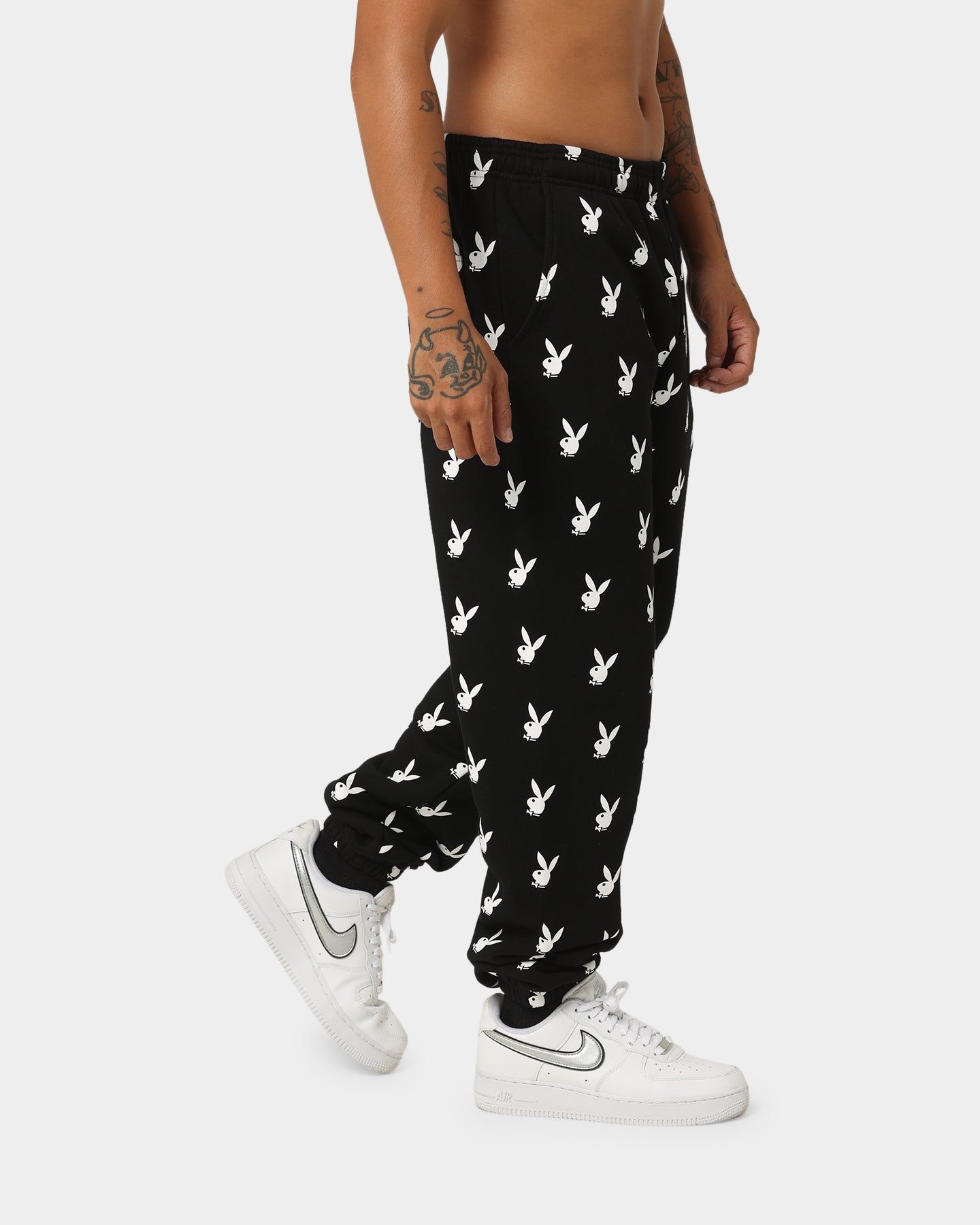 Playboy By CK Players Trackpants Black/White sold by Culture Kings product image thumbnail 7