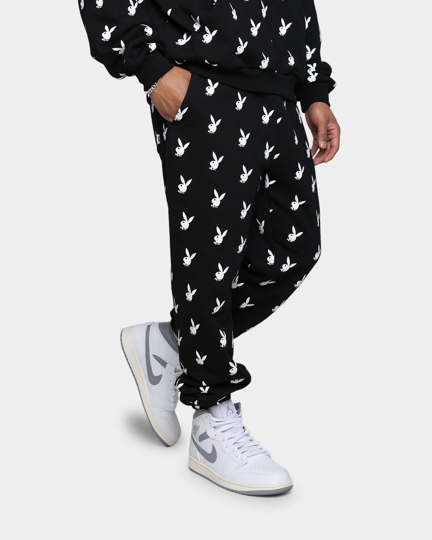 Playboy By CK Players Trackpants Black/White sold by Culture Kings product image thumbnail 5