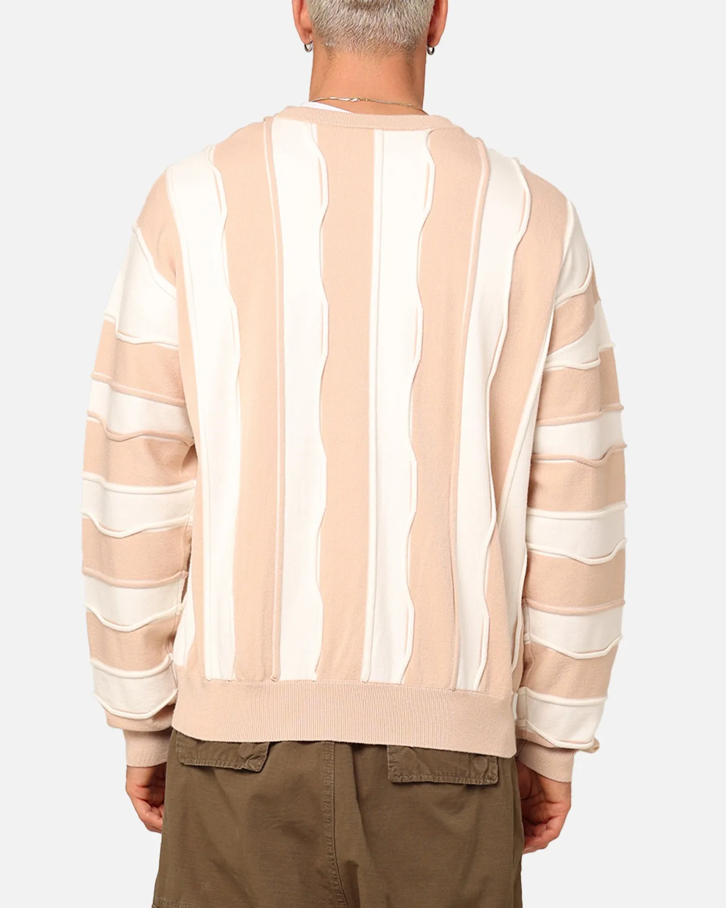 XXIII Wavy Slouch Sweater Cream/White sold by Culture Kings product image thumbnail 3