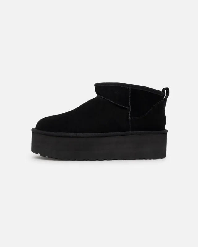 Ugg Boots Women's Classic Ultra Mini Platform Black sold by Culture Kings