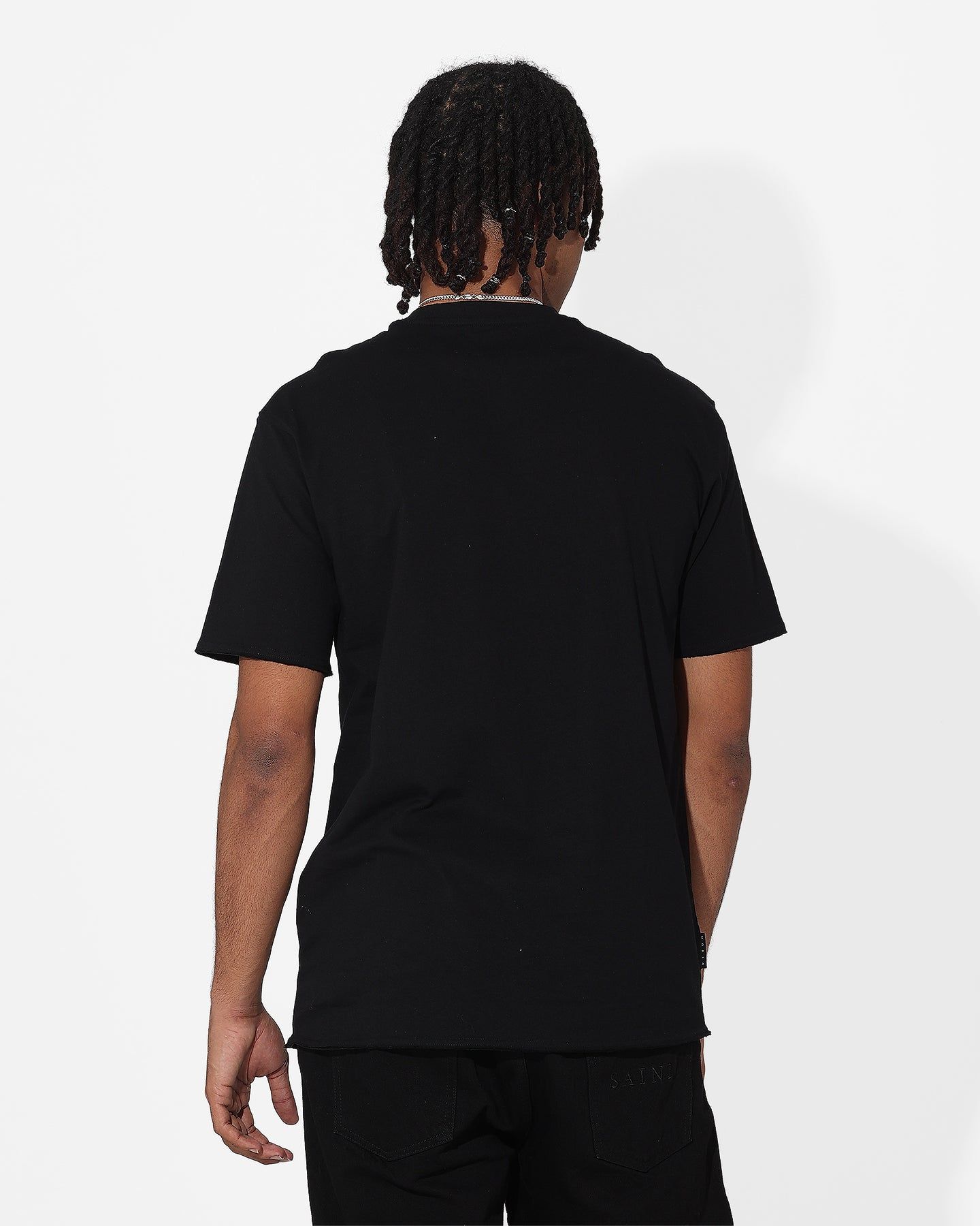 Saint Morta Alpha Box T-Shirt Black/Black sold by Culture Kings product image thumbnail 4