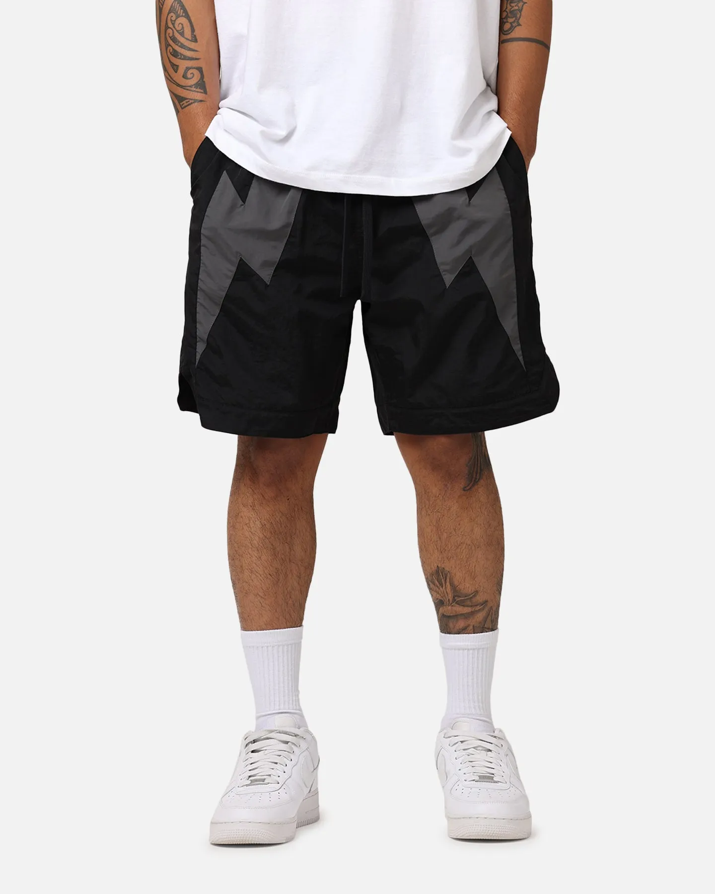 The Anti Order Eres Nylon Shorts Black/Grey sold by Culture Kings