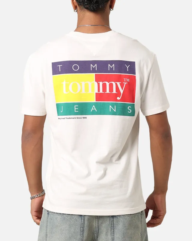 Tommy Jeans Pop Color Flag T-Shirt Ancient White sold by Culture Kings