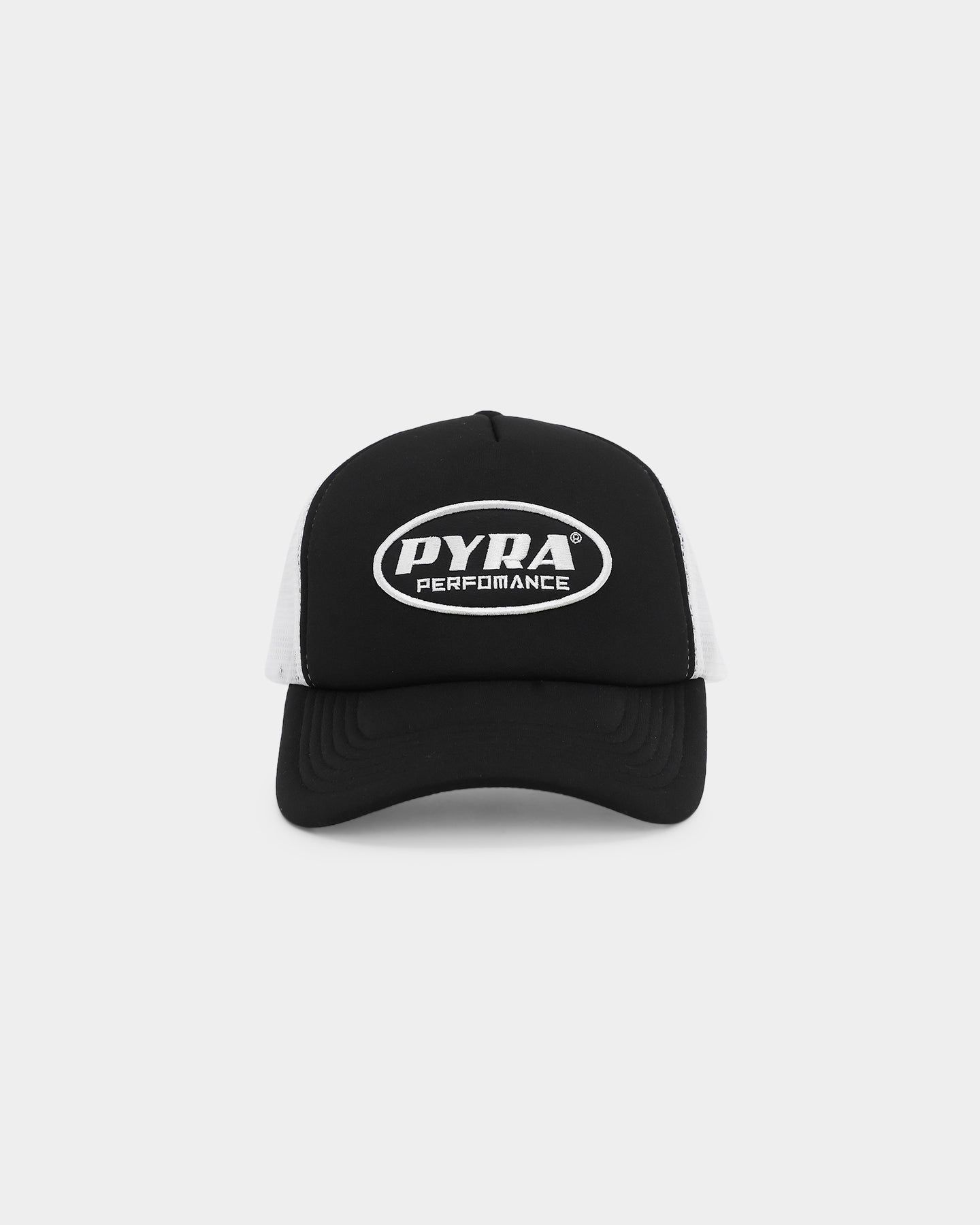 PYRA Soho Trucker Snapback Black/White sold by Culture Kings