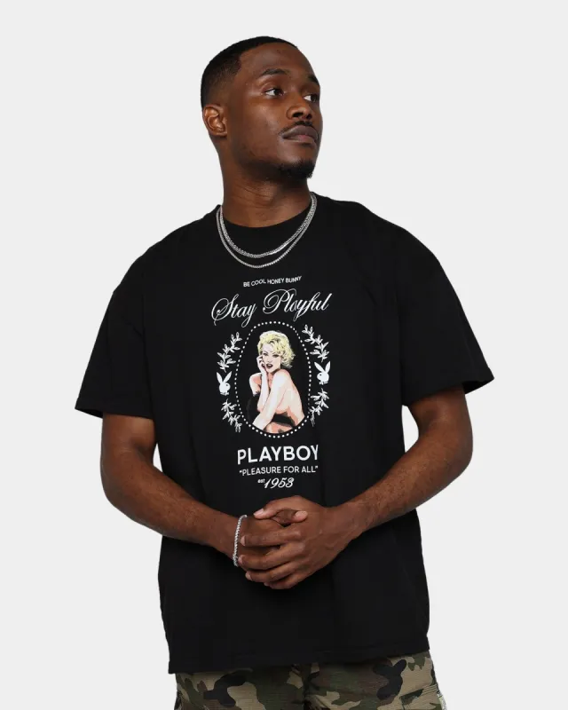 Playboy By CK In Loving Memory T-Shirt Black sold by Culture Kings