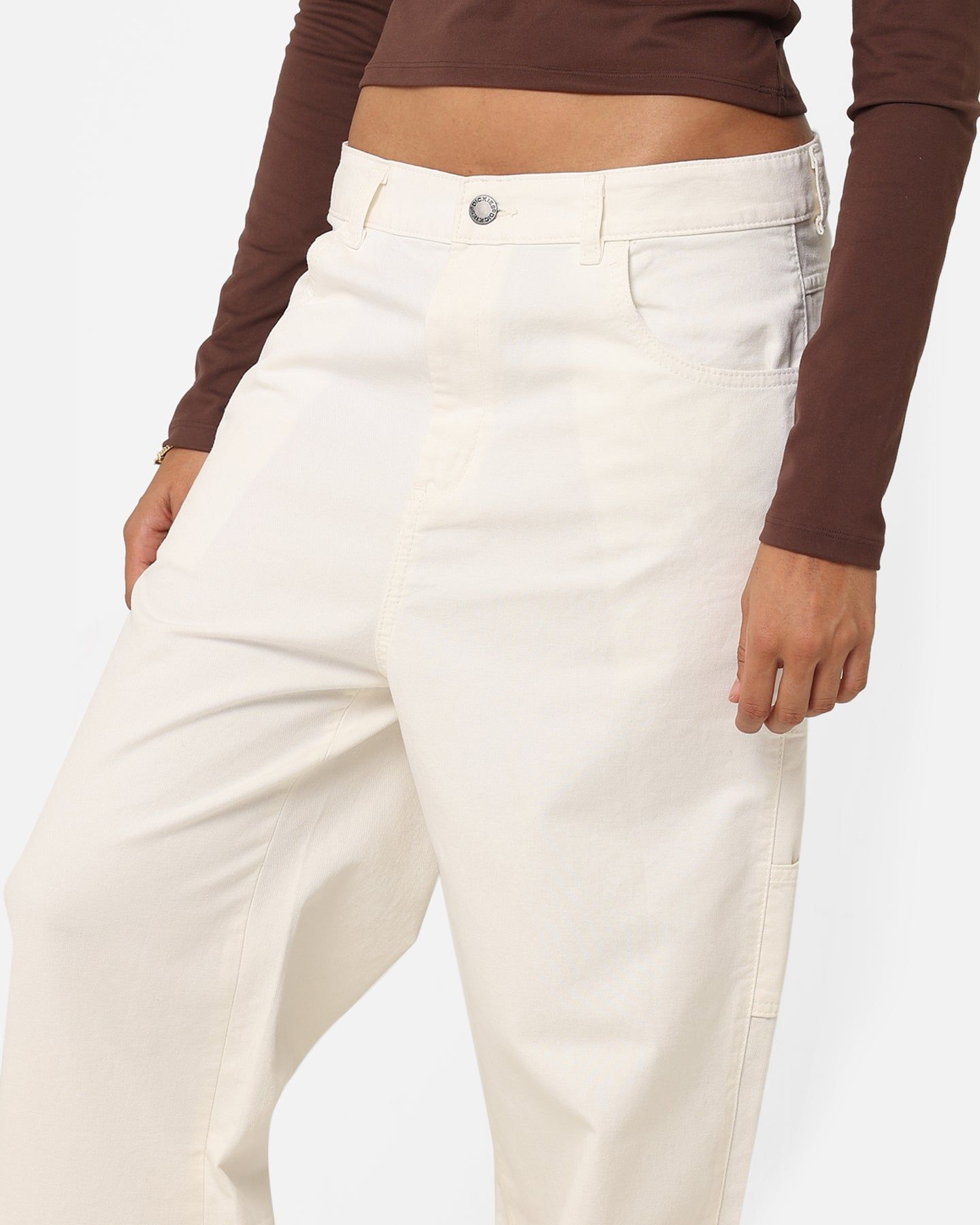 Dickies Women's Stonewashed Cropped Cargo Pants Stonewash Cloud sold by Culture Kings product image thumbnail 4