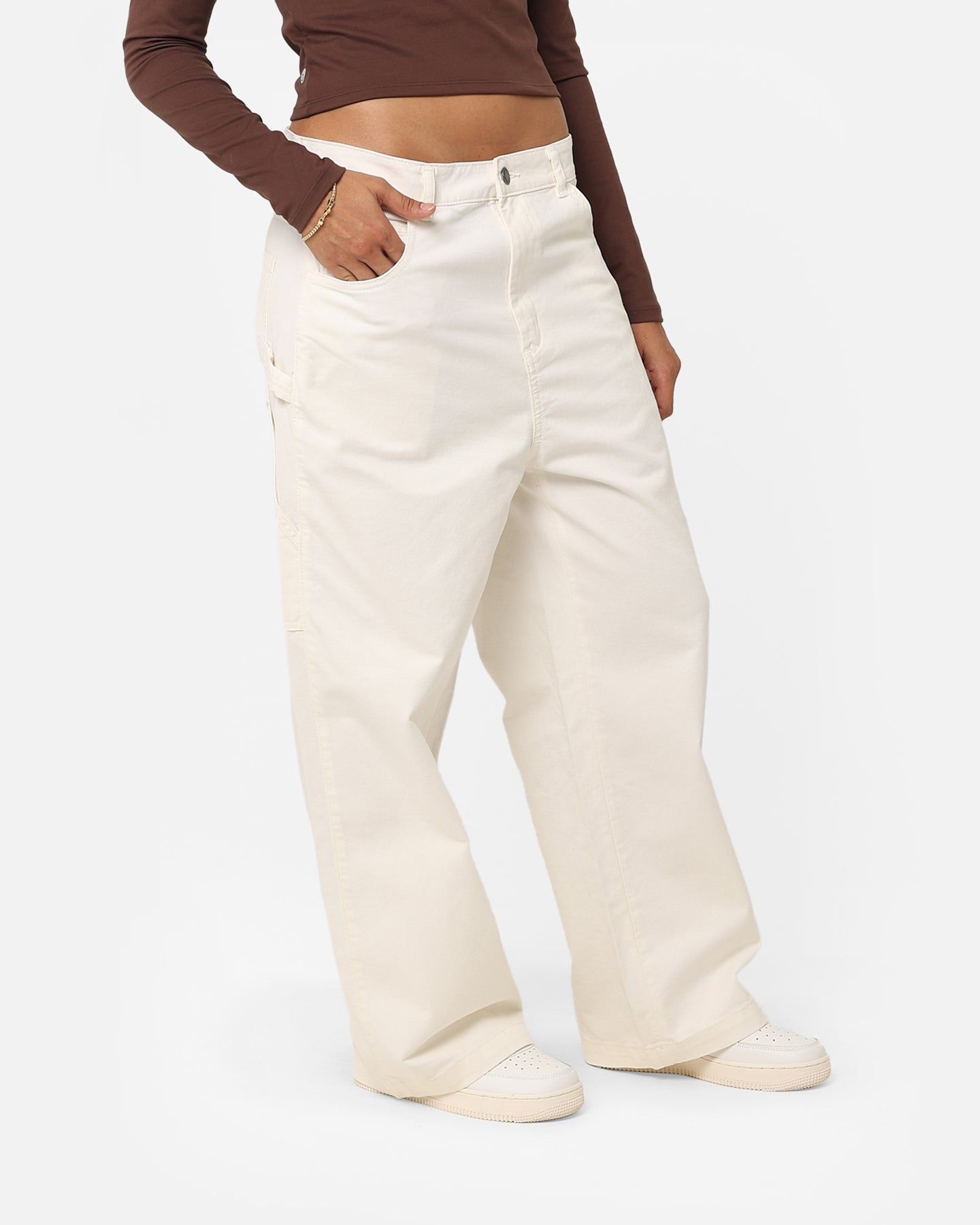 Dickies Women's Stonewashed Cropped Cargo Pants Stonewash Cloud sold by Culture Kings product image thumbnail 6