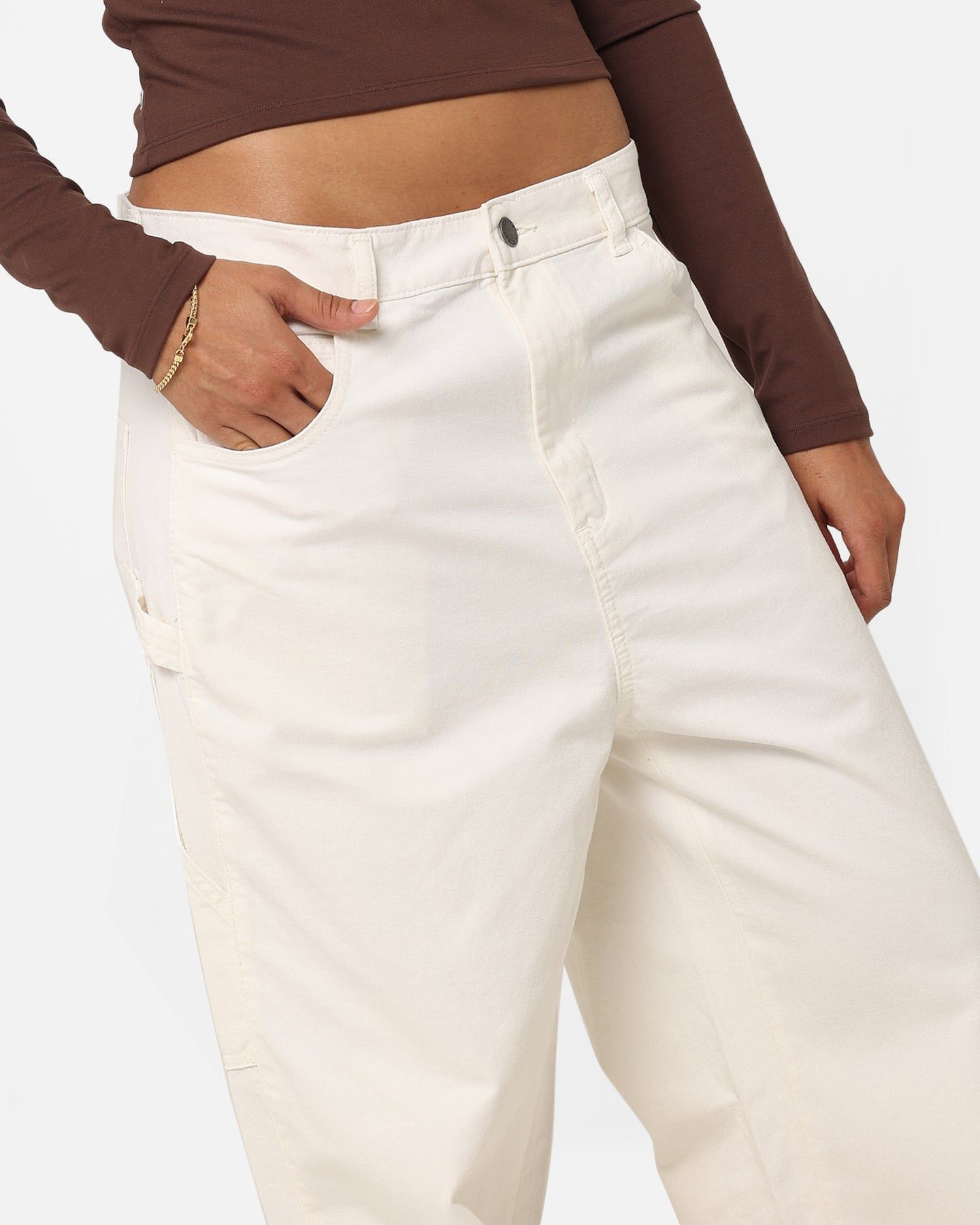 Dickies Women's Stonewashed Cropped Cargo Pants Stonewash Cloud sold by Culture Kings product image thumbnail 3