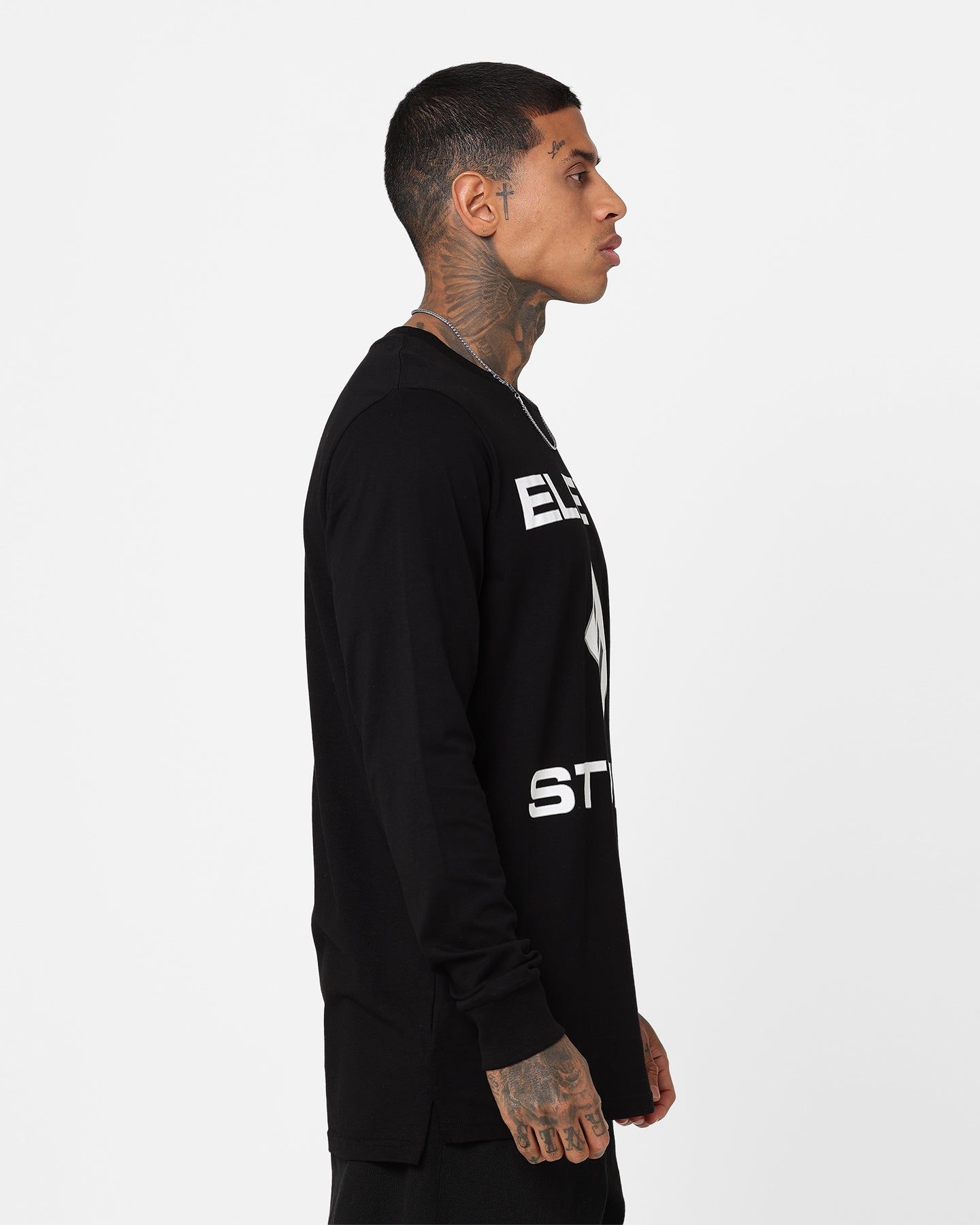 Elevn Clothing Co Studio Long Sleeve T-Shirt Black sold by Culture Kings product image thumbnail 5