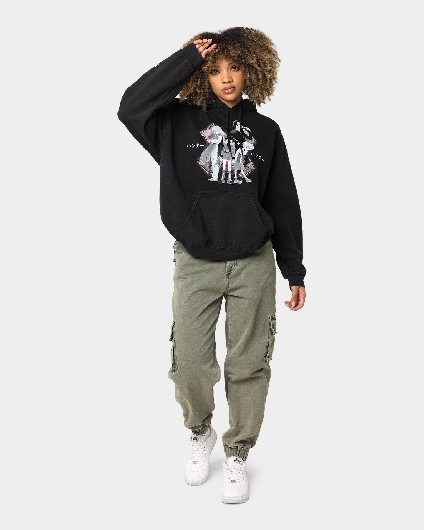 Goat Crew X Hunter X Hunter Vintage Hoodie Black Wash sold by Culture Kings product image thumbnail 2