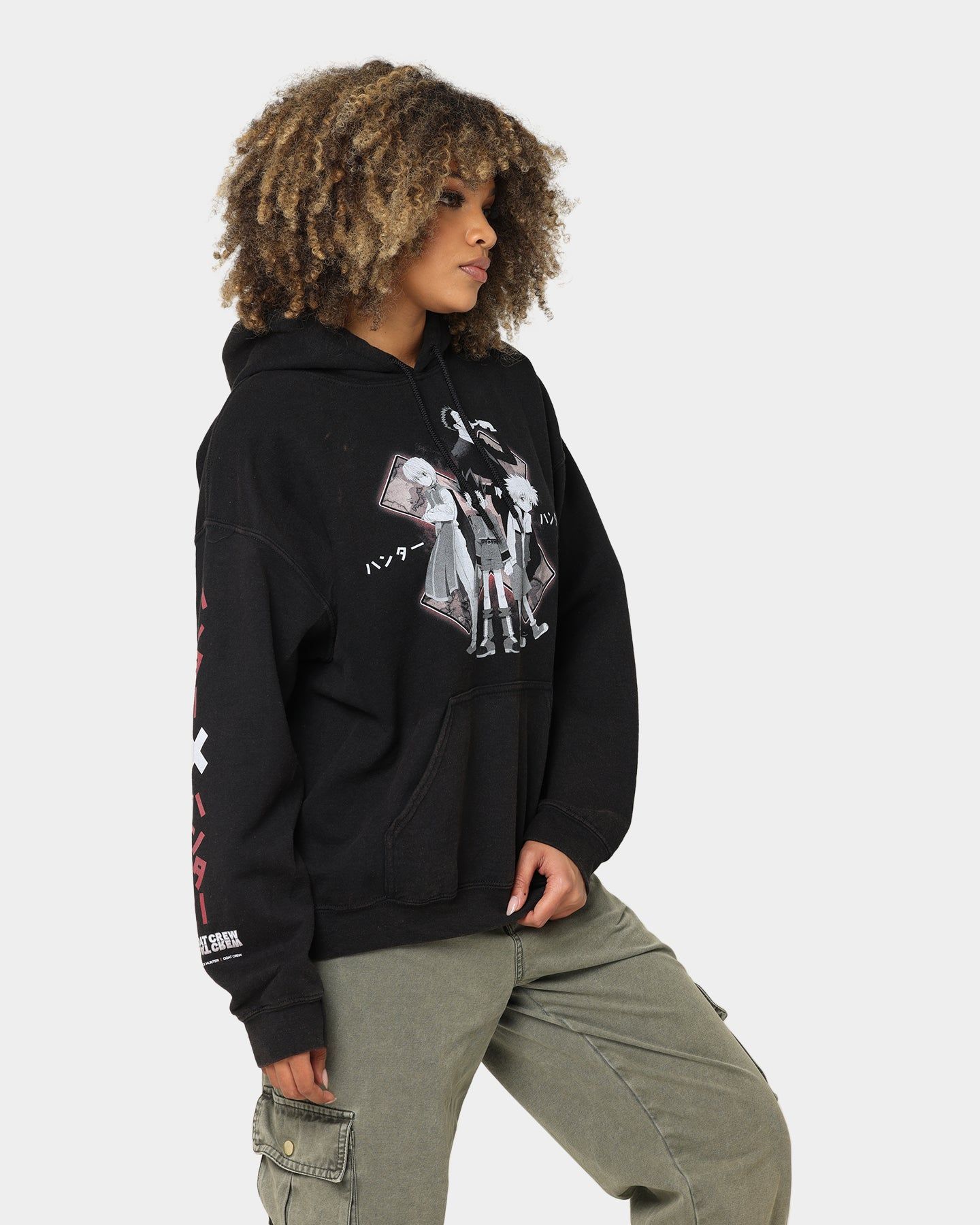 Goat Crew X Hunter X Hunter Vintage Hoodie Black Wash sold by Culture Kings product image thumbnail 5