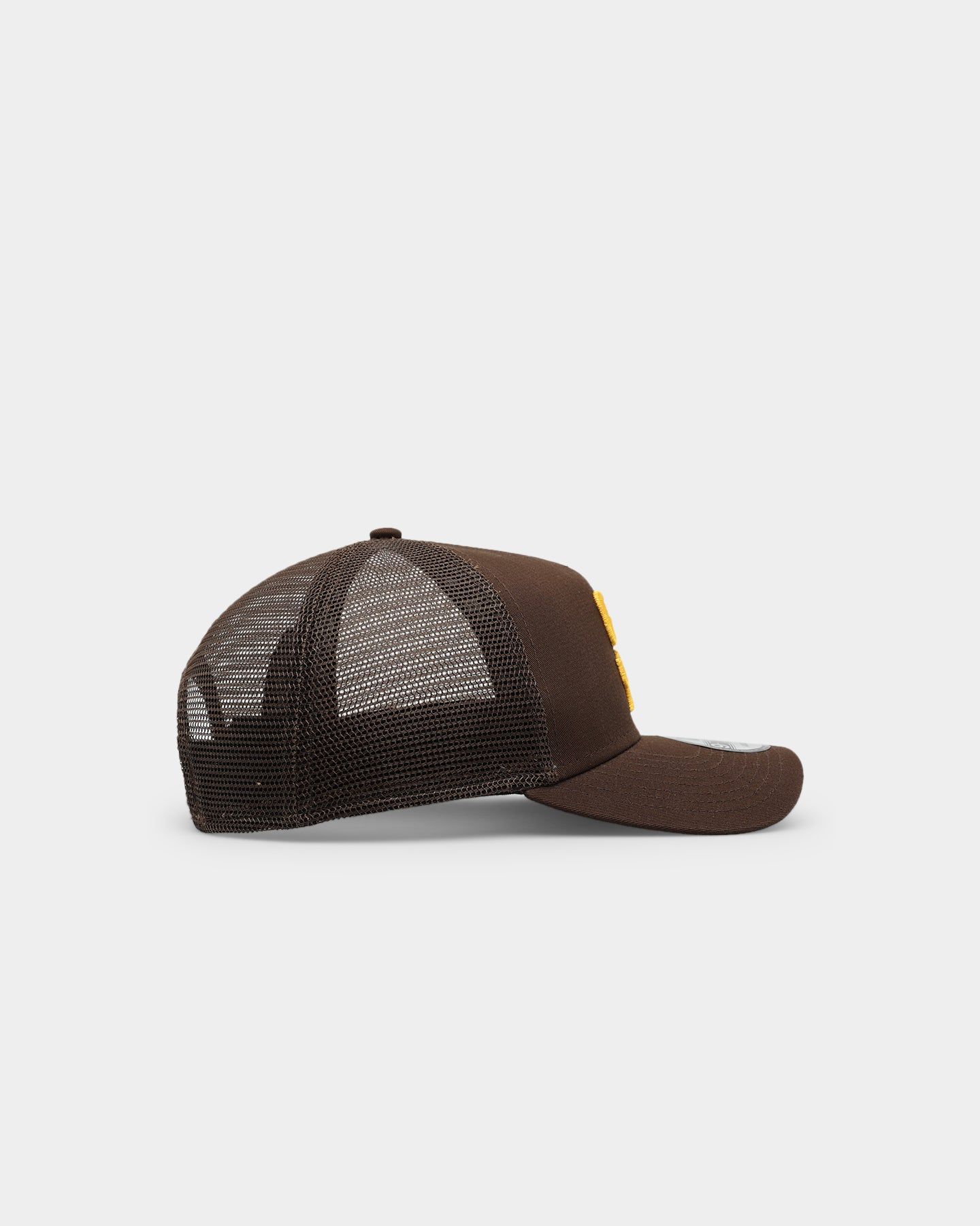 New Era San Diego Padres 'Summer Essential' 9FORTY A-Frame Trucker Snapback Dark Brown sold by Culture Kings product image thumbnail 3