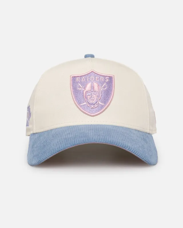 New Era Oakland Raiders 'Easter Corduroy' 9FORTY A-Frame Snapback White/Blue sold by Culture Kings