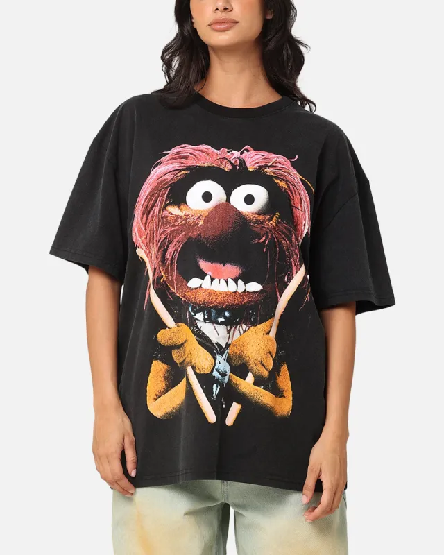 American Thrift Disney The Muppets Animal Heavy T-Shirt Vintage Black sold by Culture Kings