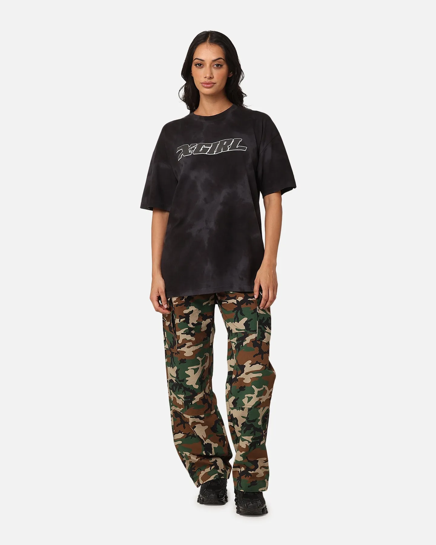 X-Girl Women's Future X-Girl Relaxed T-Shirt Black Tie-Dye sold by Culture Kings product image thumbnail 2