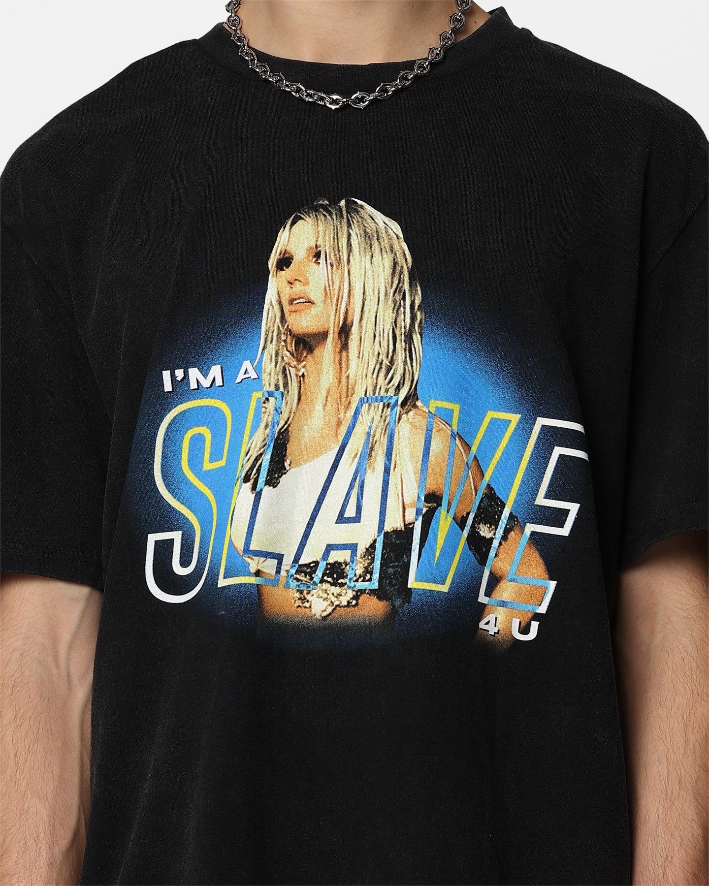 Britney Spears Slave Vintage T-Shirt Washed Black sold by Culture Kings product image thumbnail 3