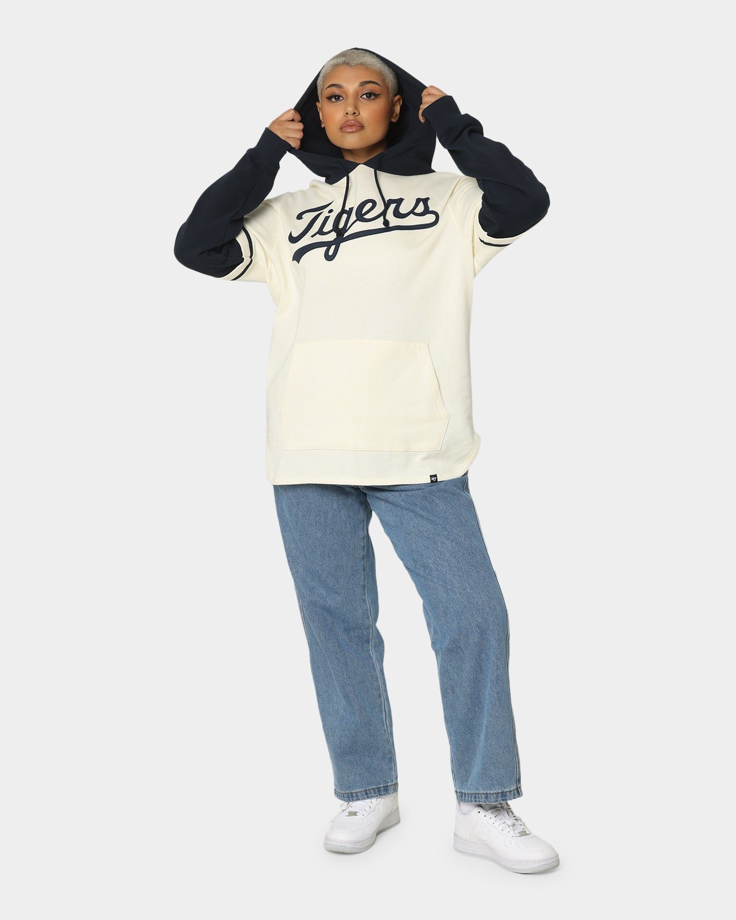 47 Brand Detroit Tigers Shortstop Hoodie Cream sold by Culture Kings product image thumbnail 2