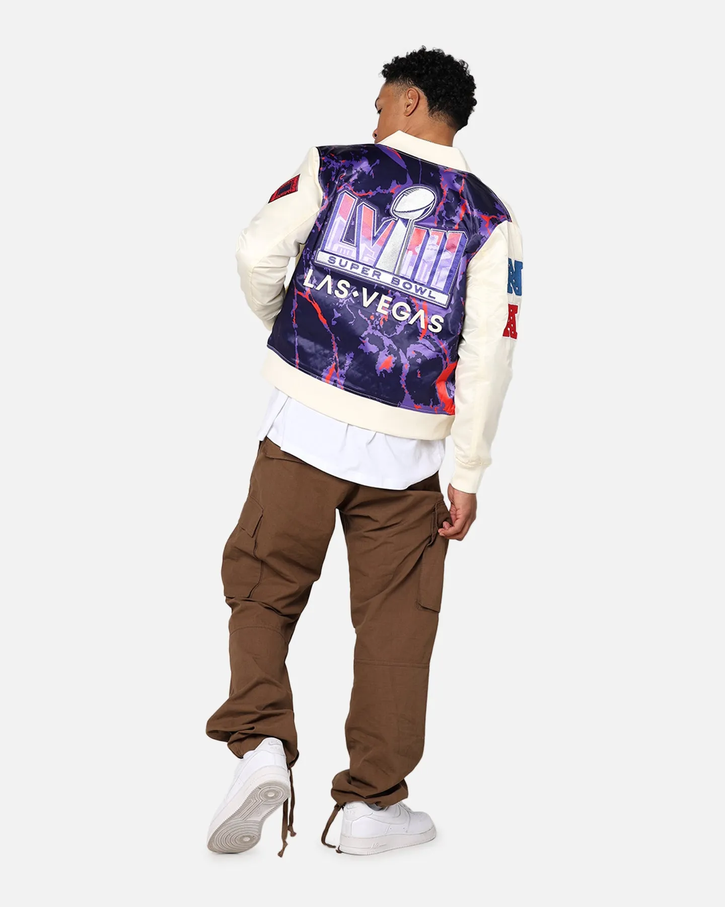 Pro Standard NFL Super Bowl LVIII Sublimated Jacket Eggshell sold by Culture Kings product image thumbnail 3