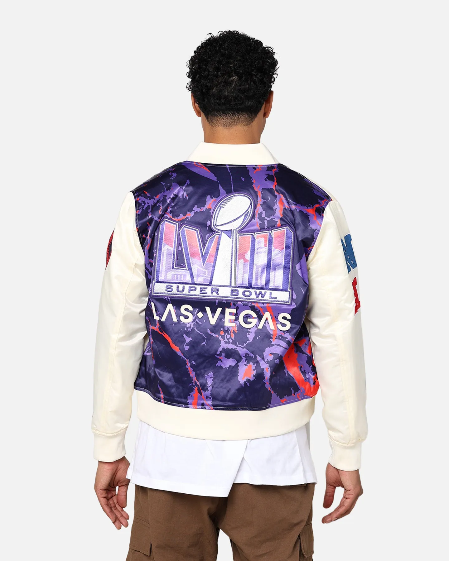 Pro Standard NFL Super Bowl LVIII Sublimated Jacket Eggshell sold by Culture Kings product image thumbnail 5