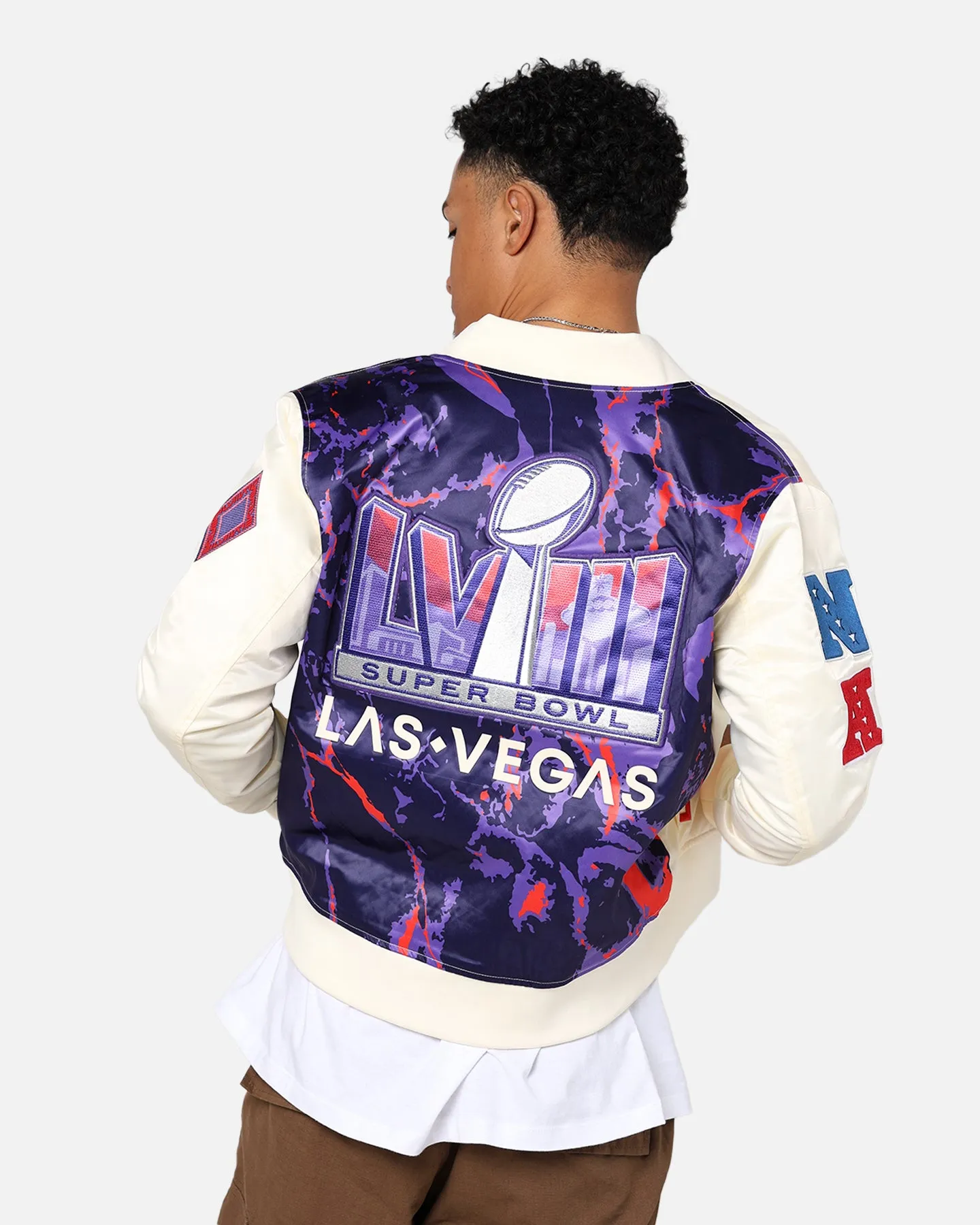 Pro Standard NFL Super Bowl LVIII Sublimated Jacket Eggshell sold by Culture Kings product image thumbnail 2