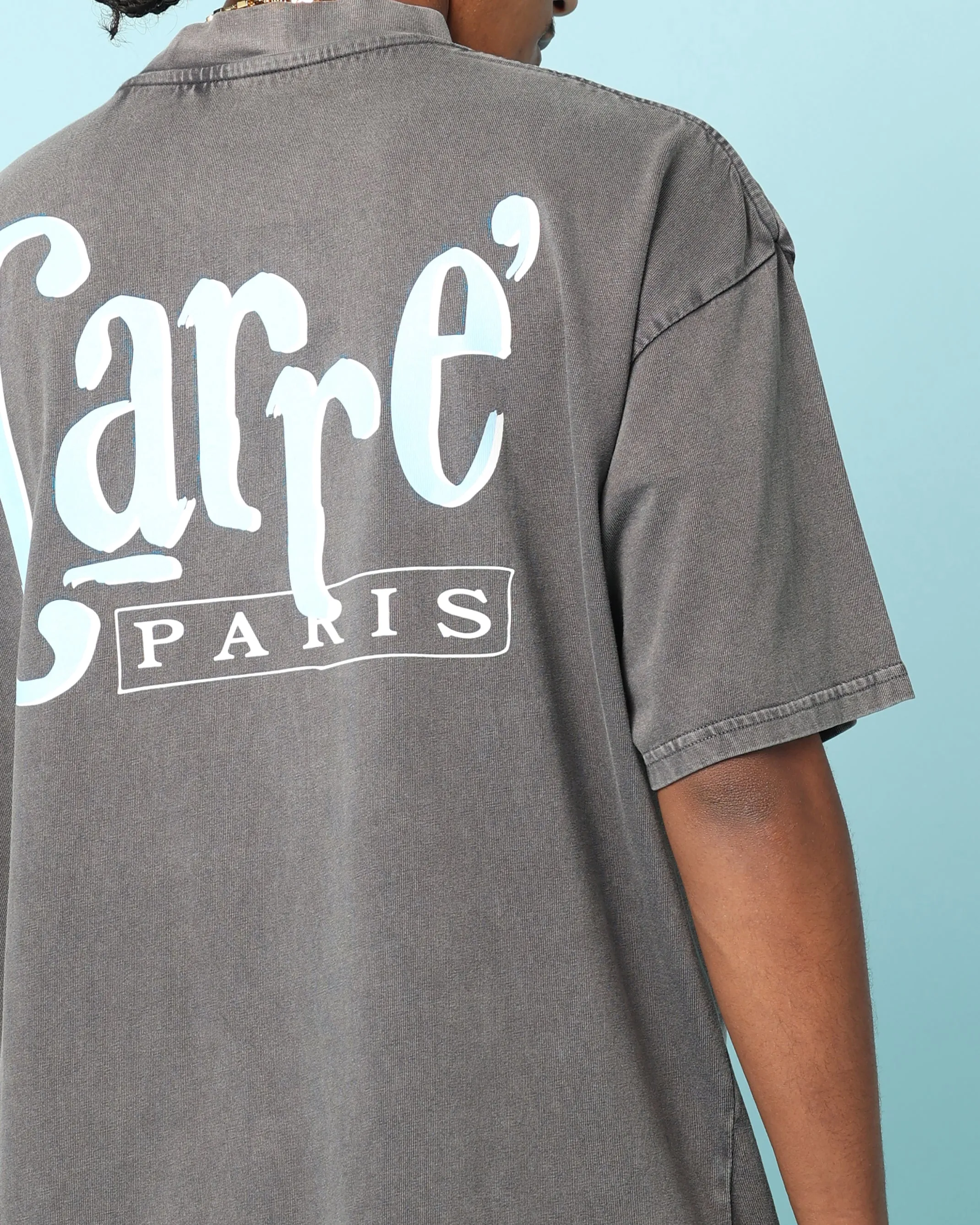 Carré Deli Oversized T-Shirt Washed Charcoal sold by Culture Kings product image thumbnail 5