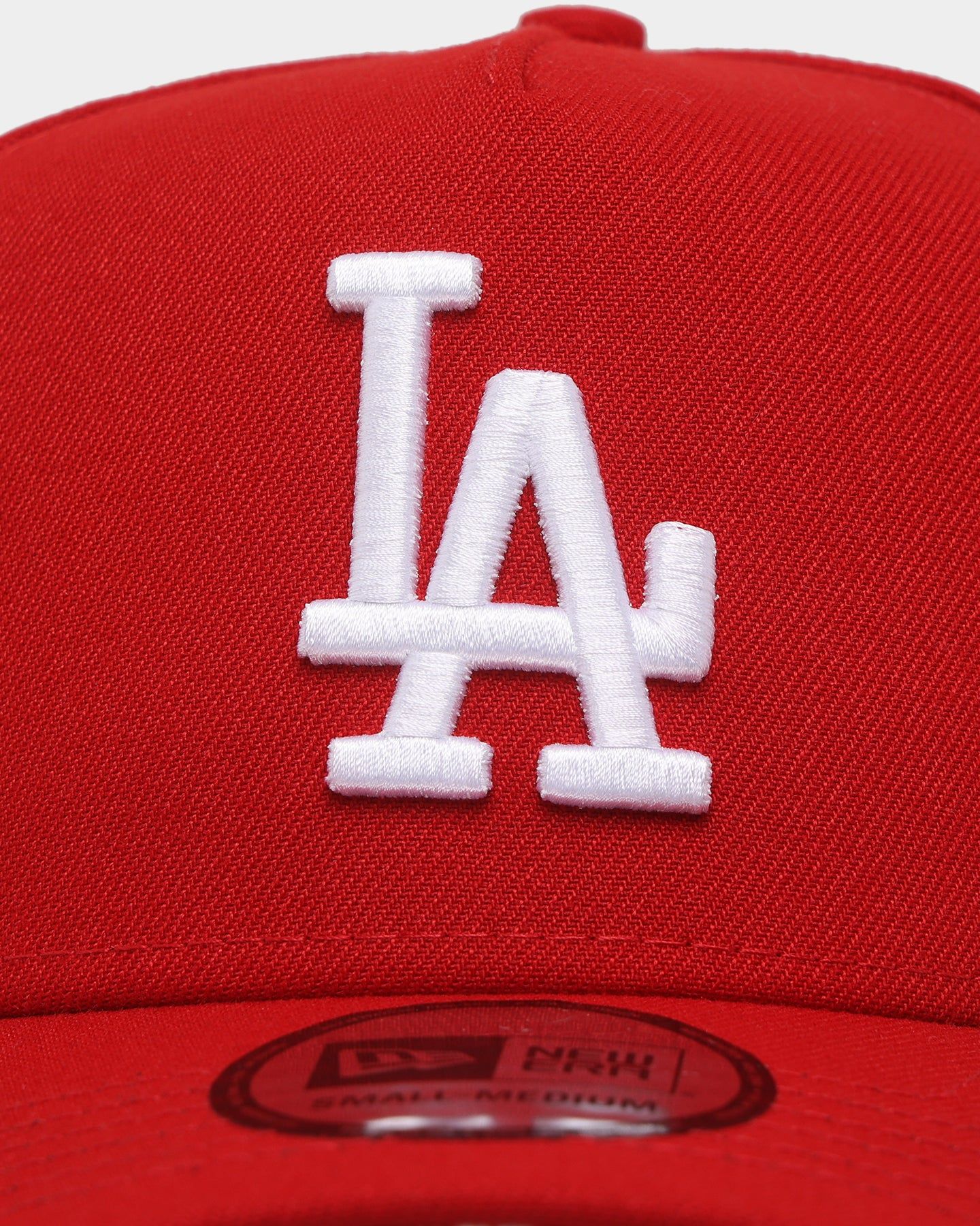 New Era Los Angeles Dodgers 'Fairisle' 9FORTY K-Frame Snapback Red/White sold by Culture Kings product image thumbnail 5