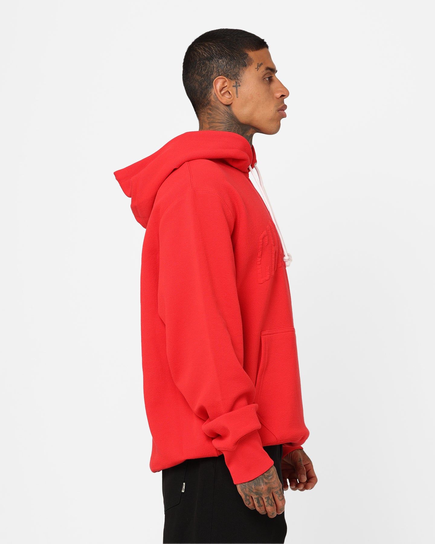 Champion Lifestyle Jacquard Twill Hoodie Scarlet sold by Culture Kings product image thumbnail 5