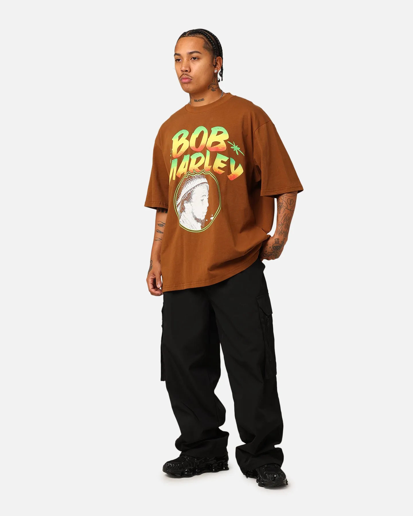 Bob Marley Bob Who You Are Exodus T-Shirt Chocolate sold by Culture Kings product image thumbnail 2