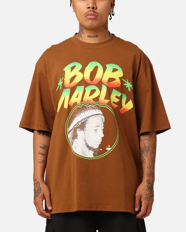 Bob Marley Bob Who You Are Exodus T-Shirt Chocolate sold by Culture Kings