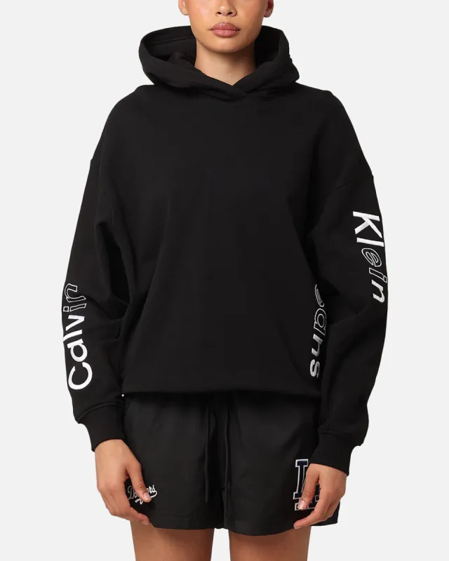 Calvin Klein Women's Multi Placement Logo Hoodie Black sold by Culture Kings