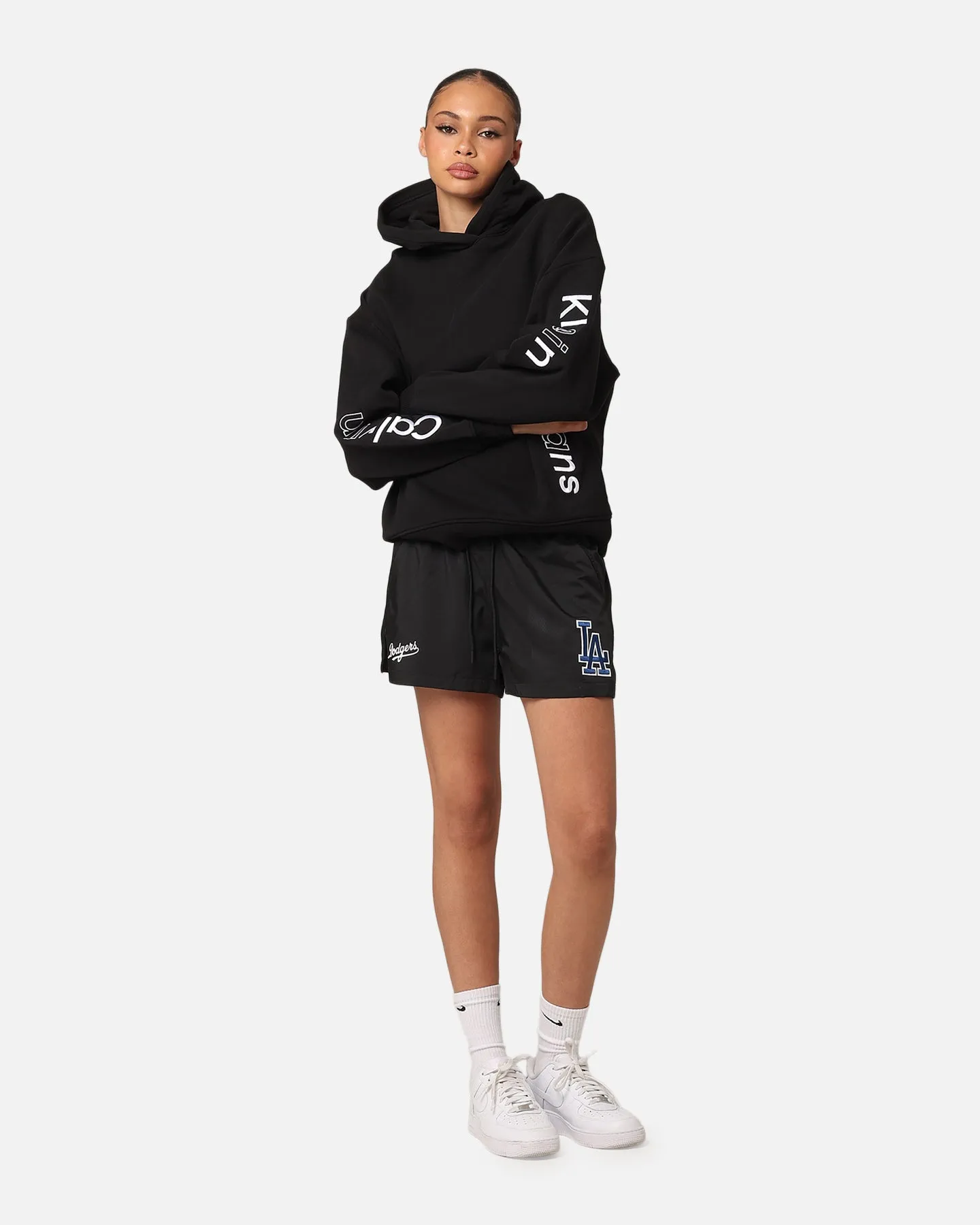 Calvin Klein Women's Multi Placement Logo Hoodie Black sold by Culture Kings product image thumbnail 2