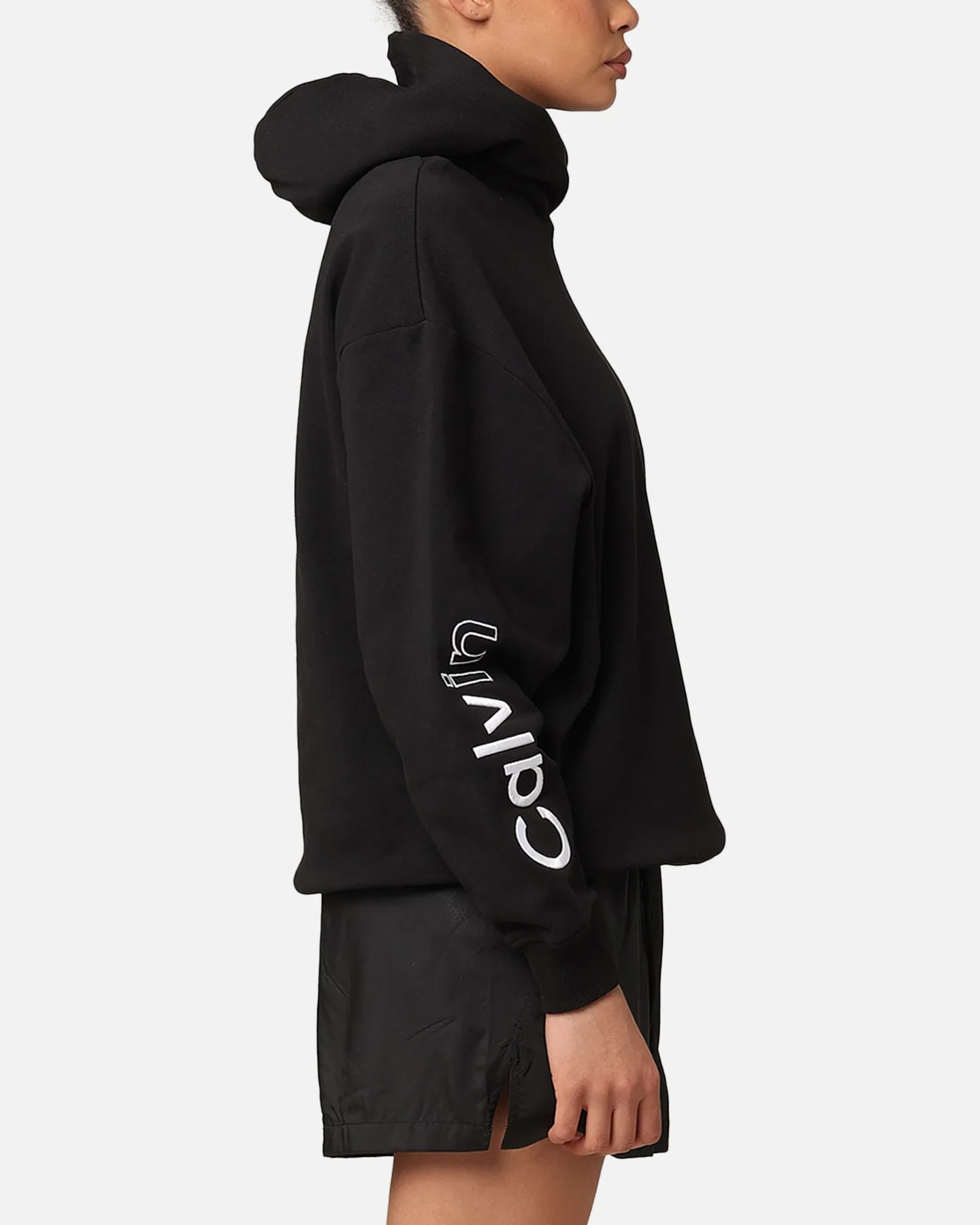 Calvin Klein Women's Multi Placement Logo Hoodie Black sold by Culture Kings product image thumbnail 4