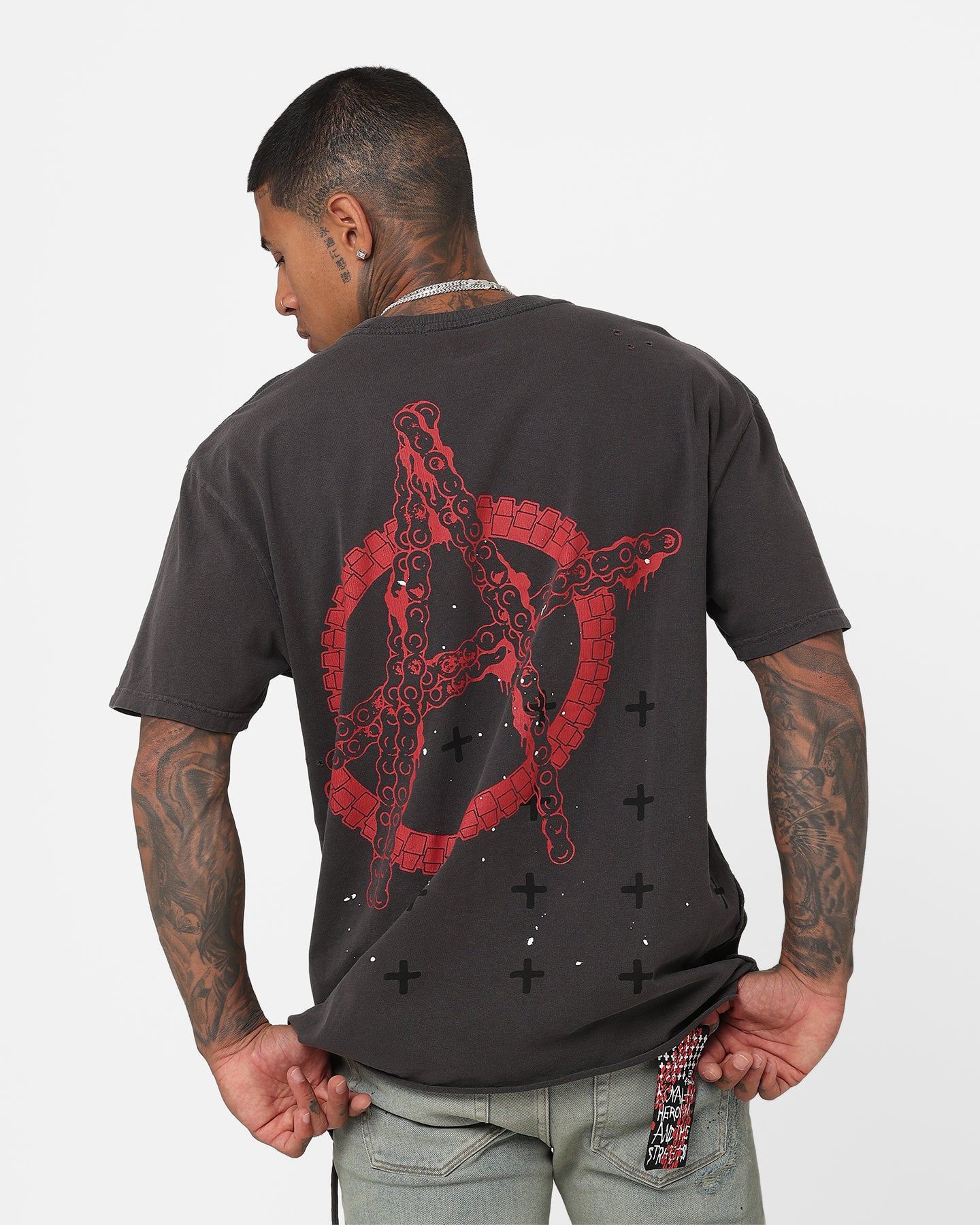 Ksubi X A$AP TyY Biggie T-Shirt Faded Black sold by Culture Kings product image thumbnail 2