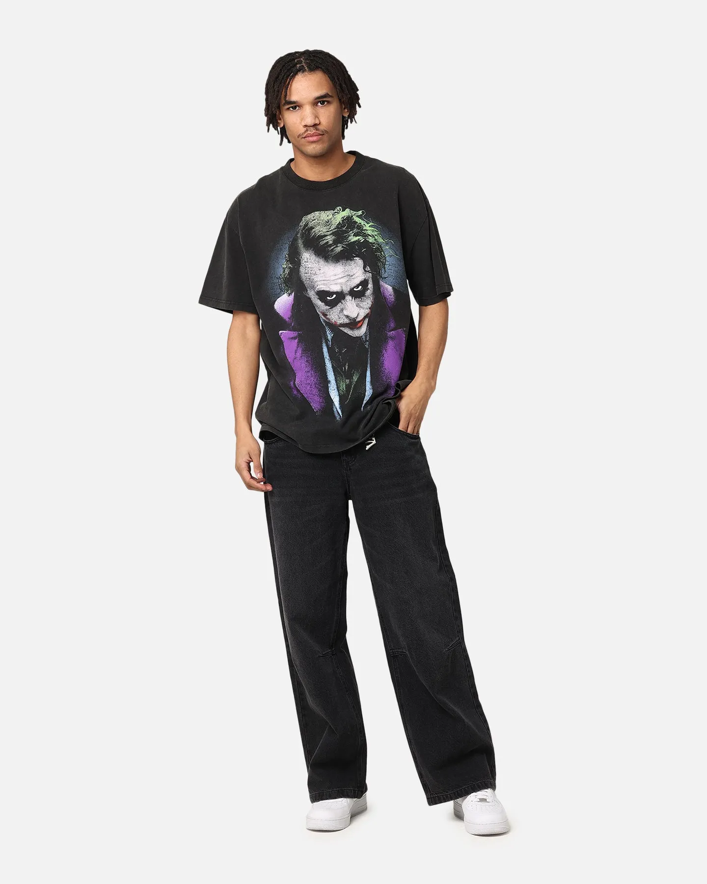 American Thrift X DC Batman The Joker Magic Trick Heavy T-Shirt Vintage Black sold by Culture Kings product image thumbnail 3