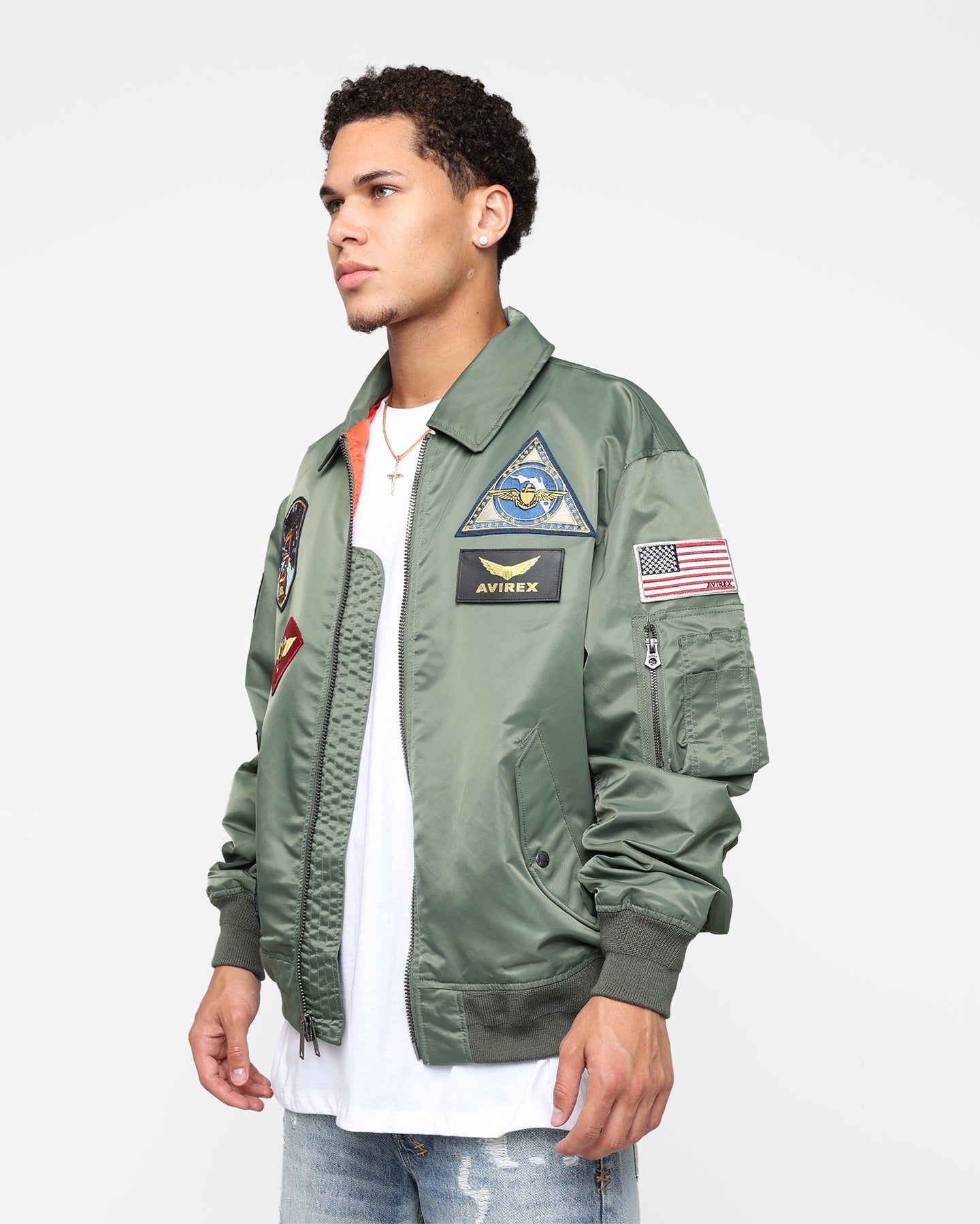 Avirex CWU-45P Flight Jacket Flight Green sold by Culture Kings product image thumbnail 6