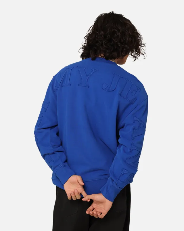 Tommy Jeans Relaxed Tonal Appliqué Crewneck Ultra Blue sold by Culture Kings