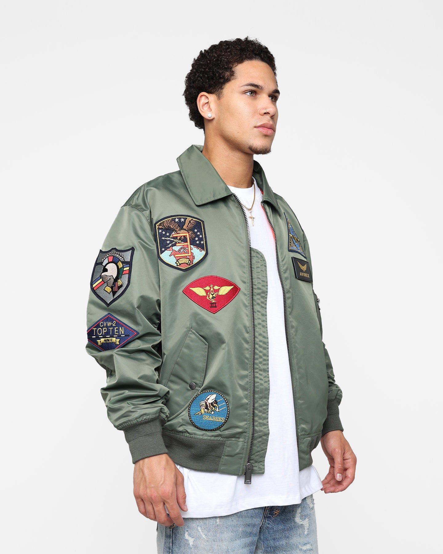 Avirex CWU-45P Flight Jacket Flight Green sold by Culture Kings product image thumbnail 5