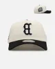 New Era Boston Red Sox 'Chrome Upside Down Logo' 9FORTY A-Frame Snapback Chrome/Black sold by Culture Kings