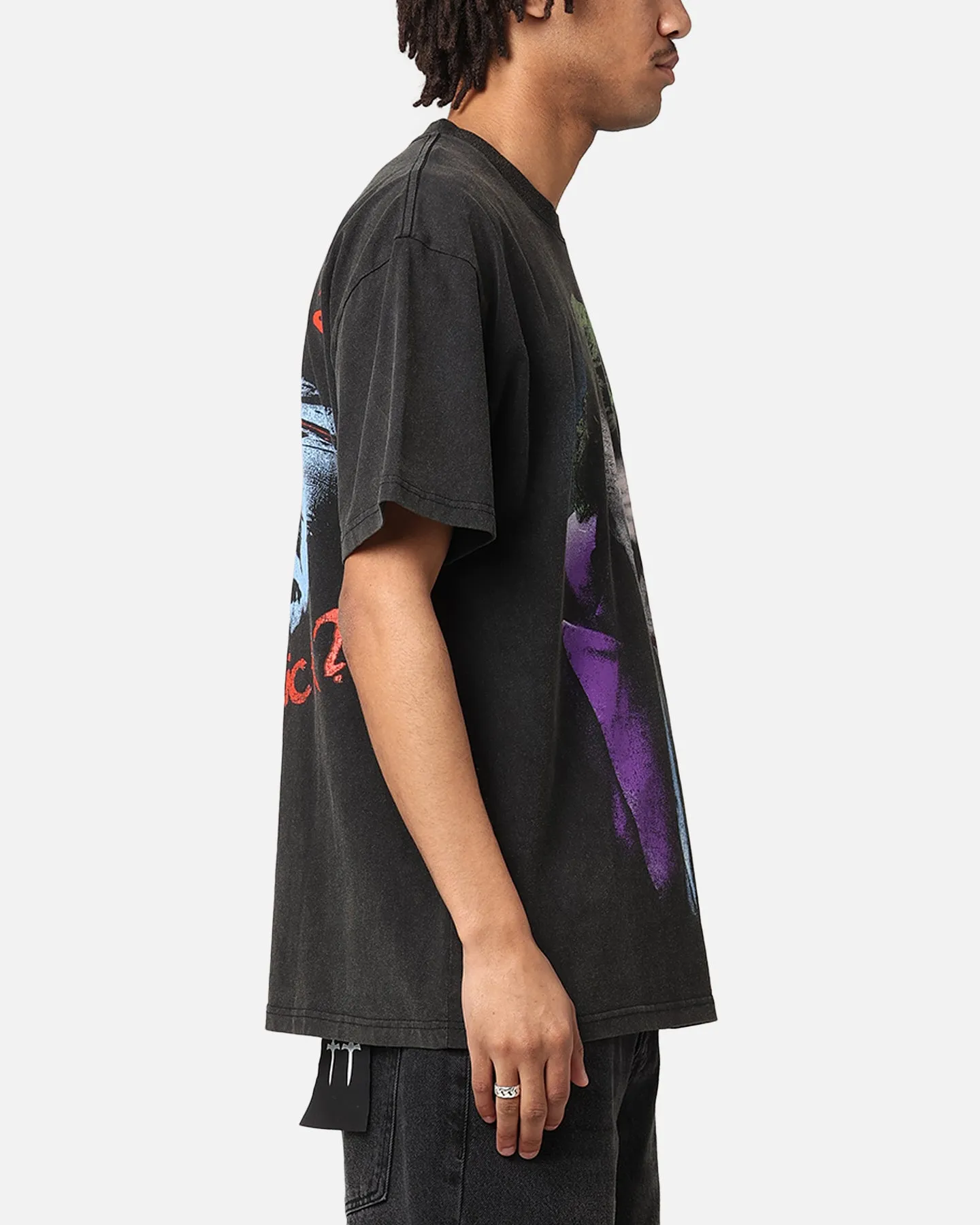 American Thrift X DC Batman The Joker Magic Trick Heavy T-Shirt Vintage Black sold by Culture Kings product image thumbnail 5