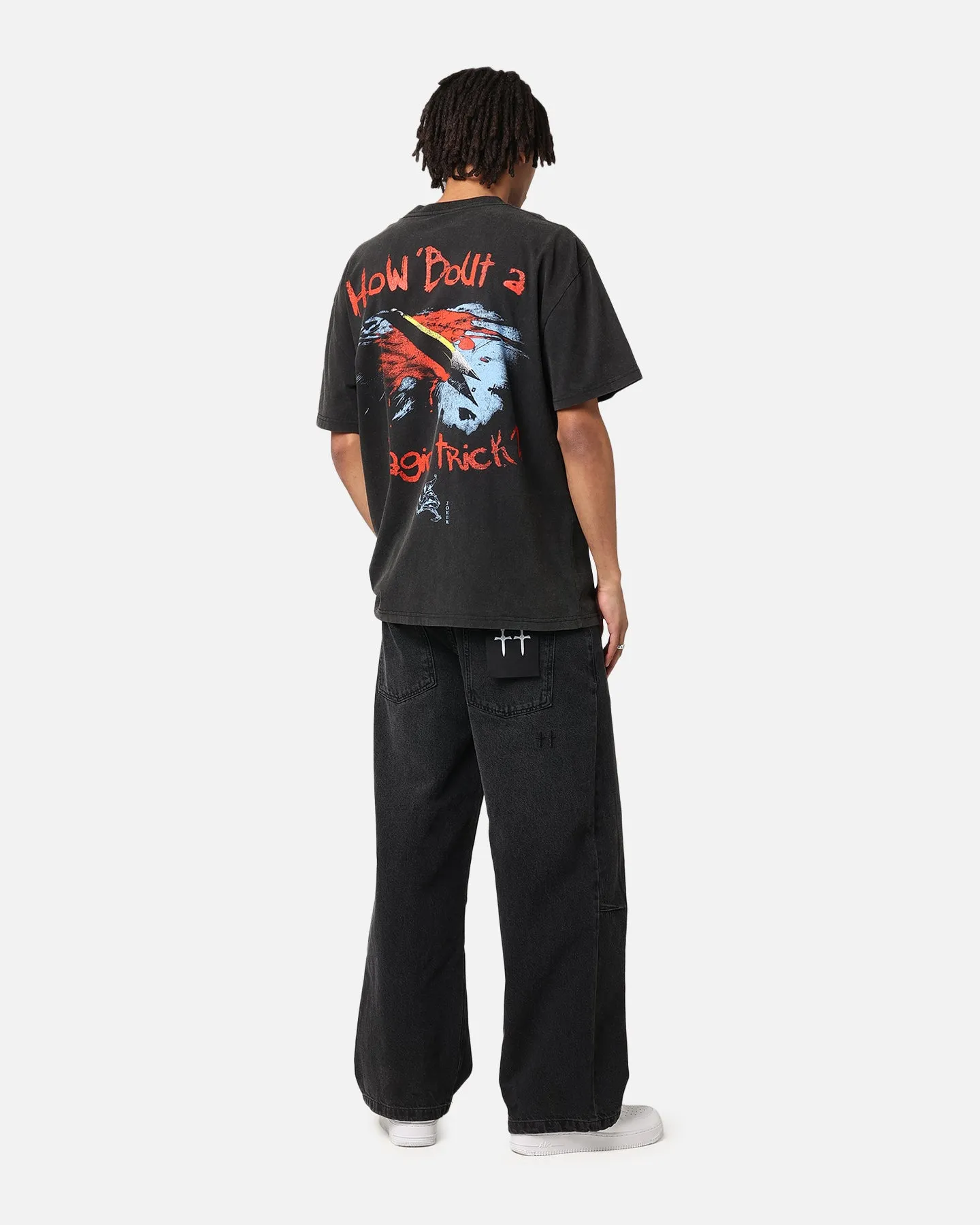 American Thrift X DC Batman The Joker Magic Trick Heavy T-Shirt Vintage Black sold by Culture Kings product image thumbnail 4