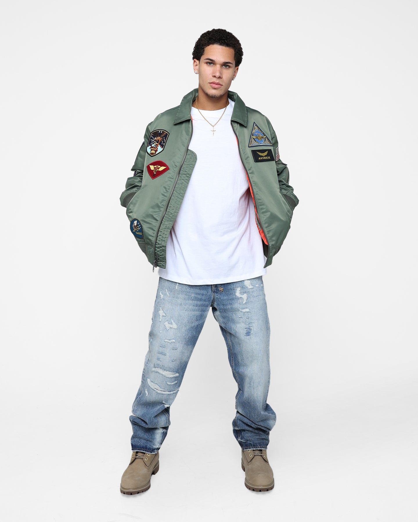Avirex CWU-45P Flight Jacket Flight Green sold by Culture Kings product image thumbnail 2