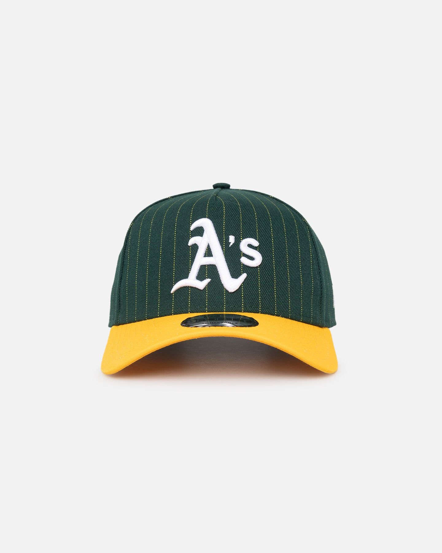New Era Oakland Athletics '2-Tone Pinstripe' 9FORTY A-Frame Snapback Pinstripe sold by Culture Kings