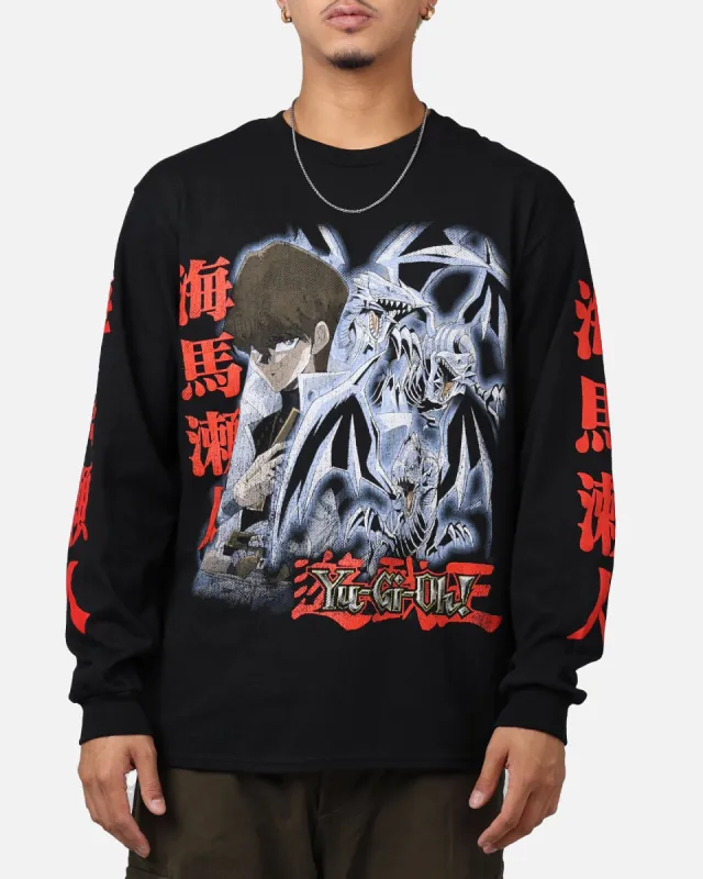 Goat Crew X Yu-Gi-Oh! Seto Kaiba Long Sleeve T-Shirt Black made by Culture Kings