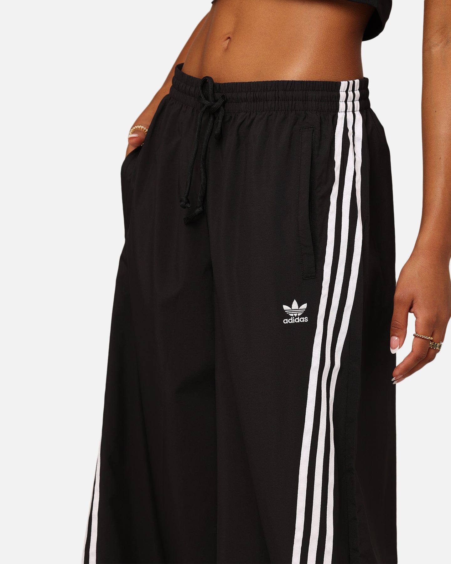 Adidas Women's Adilenium Oversized Track Pants Black | Parallel
