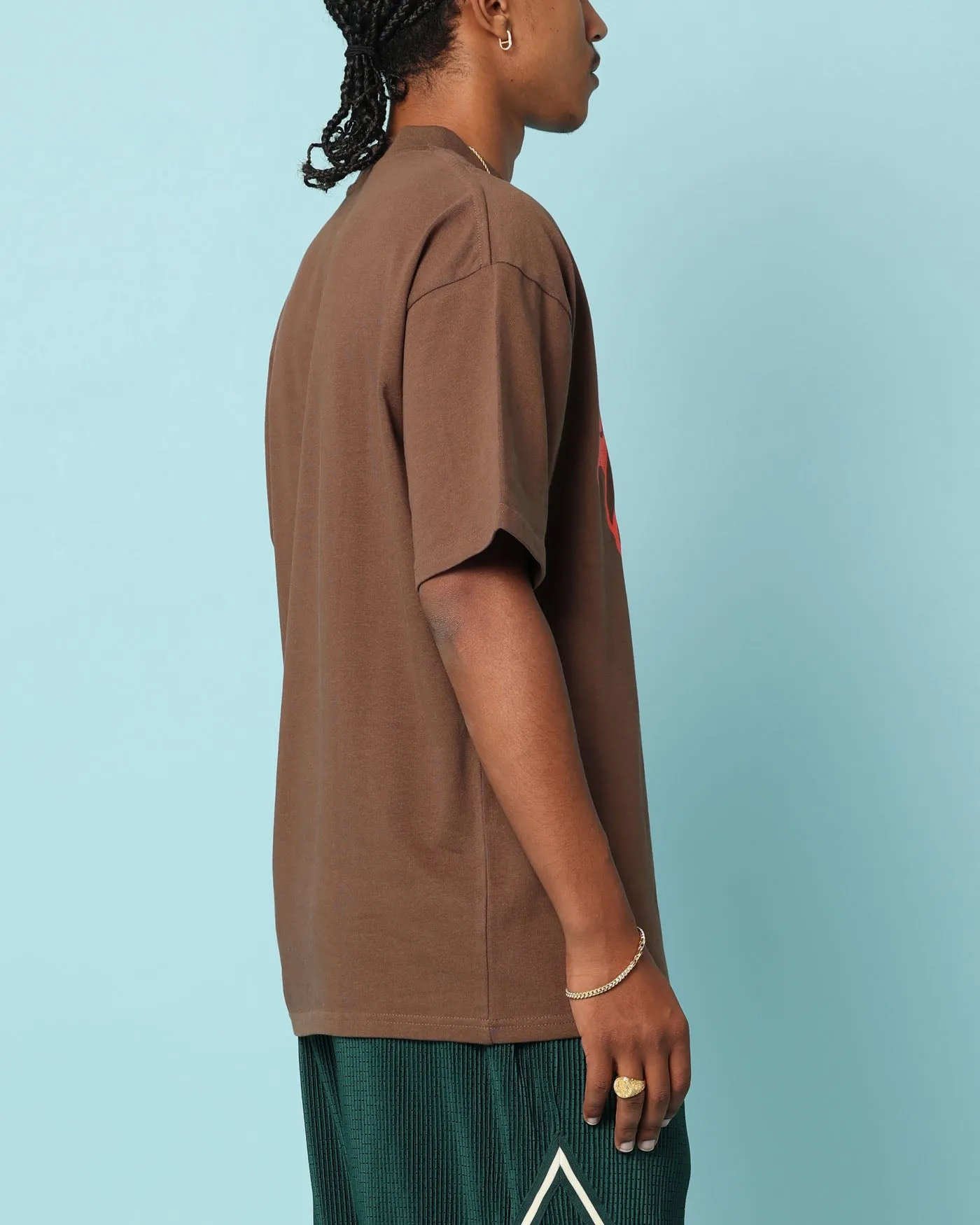 Carré Raver Oversized T-Shirt Brown sold by Culture Kings product image thumbnail 4