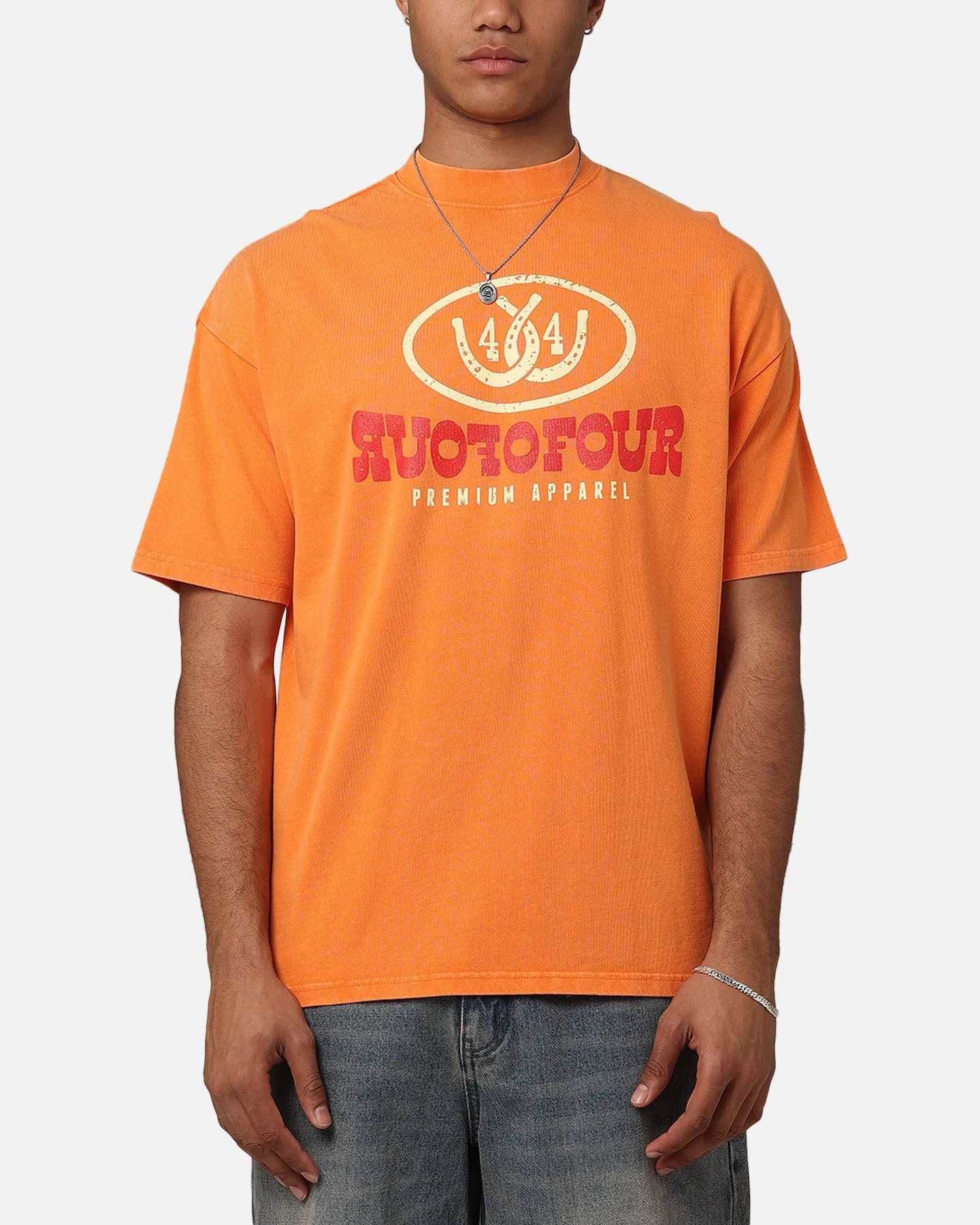 404 Horseshoe Horizon T-Shirt Vintage Orange sold by Culture Kings