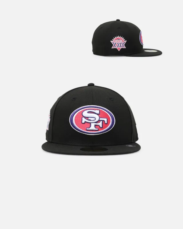 New Era San Francisco 49ers 'Neon Nights' 59FIFTY Fitted Black sold by Culture Kings